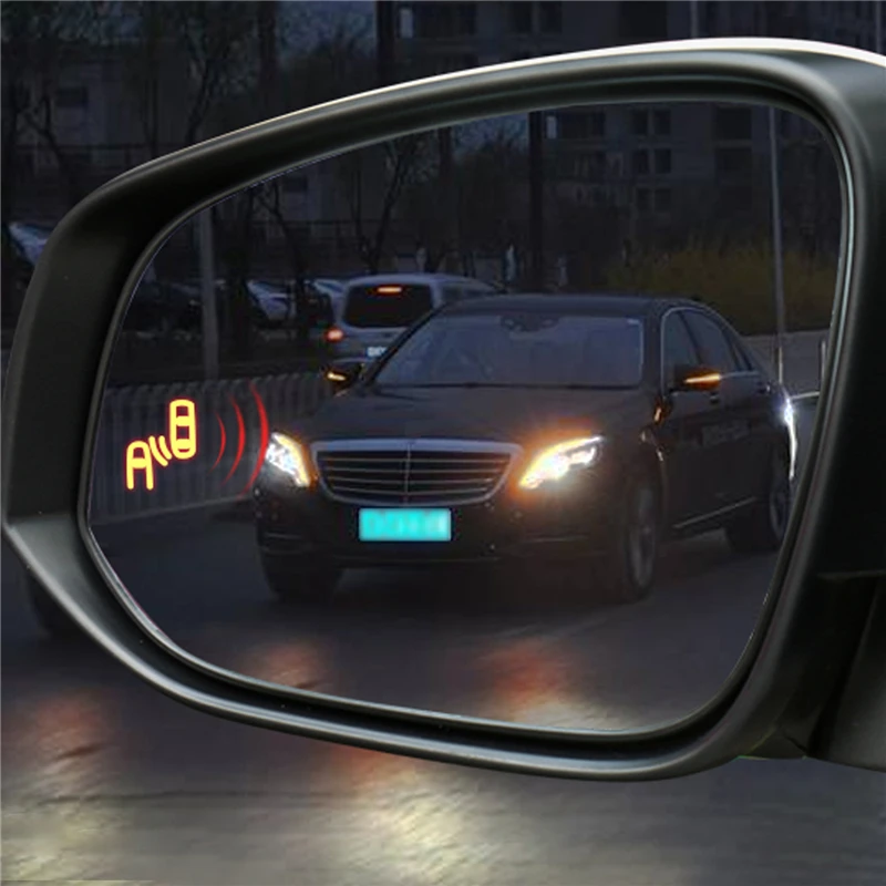 US $194.48 Blins Spot Mirror LED Indicator BSM Security Warning 24ghz Radar Detector Assist Accessories Parts For RAV4 4 Runner Highlander