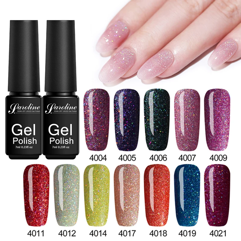 

Spangles for Nails Uv and Led Permanent Enamels Neon Nail Gel Polish Hybrid Enamel Manicure Rainbow Azure Nail Art Lacquer