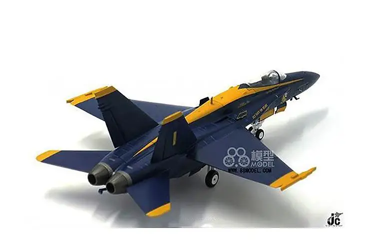 JC Крылья США F 18 темно синий Шмель Ангел 1/72 литая модель самолета| |