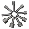 Socket Wrench Power Drill Bit Nut Driver Set 1/4'' Shank Hex Screw Socket Adapter Sleeve Nozzles Kit 5-13mm Hand Tools 5