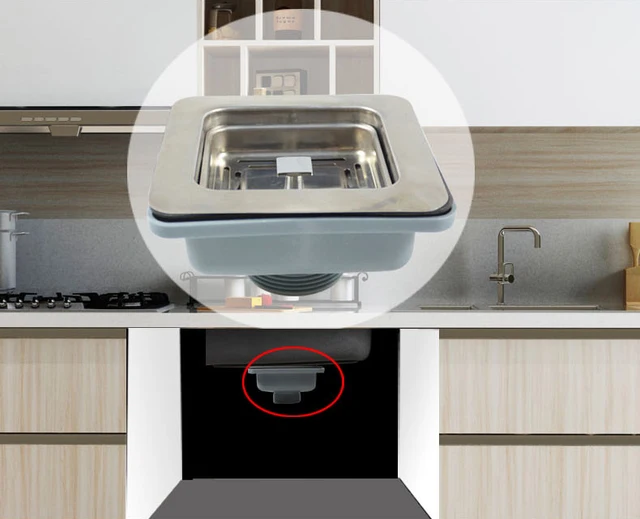 Tappo Filtro Lavandino Quadrato In Acciaio Inox - Per Cucina, Facile Da Installare - Foto 7