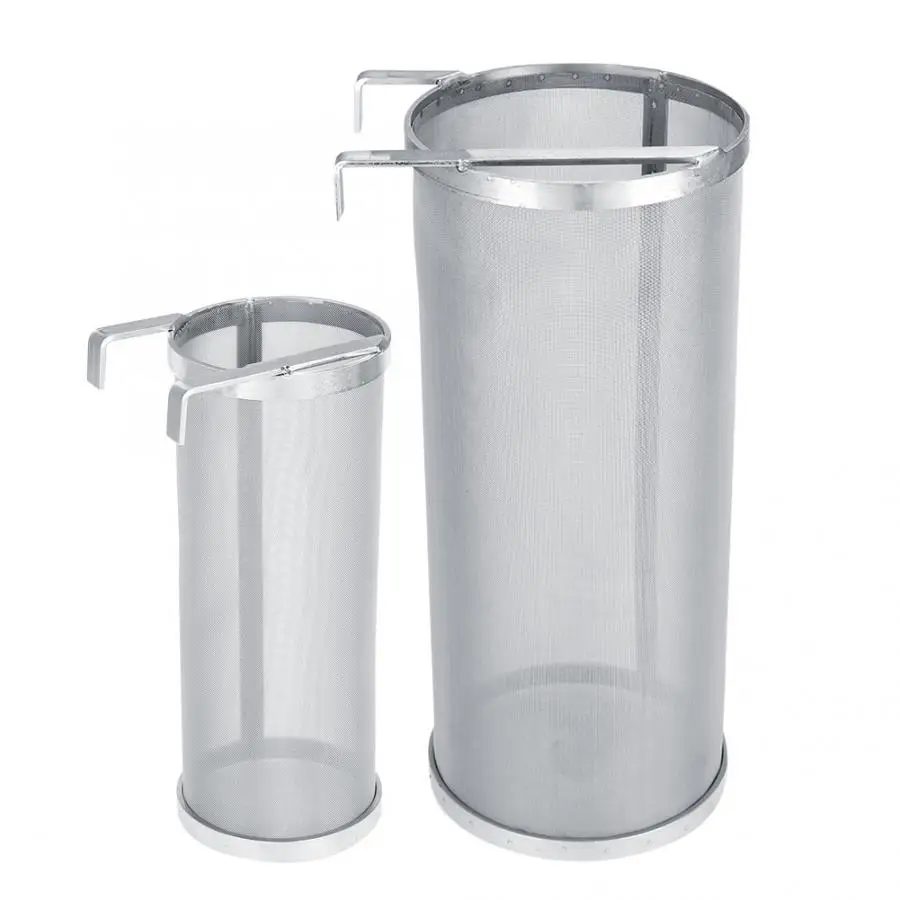 Silver Stainless Steel Home Brewing Dry Hop Beer Wine Barrel Filter Strainer Spider Homebrew With Hook | Дом и сад
