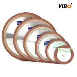 75mm/80mm/100mm diamante rebolo disco de corte resina bond moedor para tungstênio aço fresa apontador #150/240/320