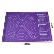 Силиконовый коврик 45x60 см, коврик для выпечки, большой коврик для выпечки для раскатки теста, теста для пиццы, антипригарный держатель для изготовления теста, кухонные инструменты Силиконовый коврик 45x60 см, коврик для выпечки, большой коврик для выпечки для раскатки теста, теста для пиццы, антипригарный держатель для изготовления теста, кухонные инструменты