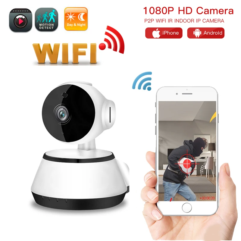 Беспроводная HD ip-камера WIFI Поддержка облачной камеры безопасности