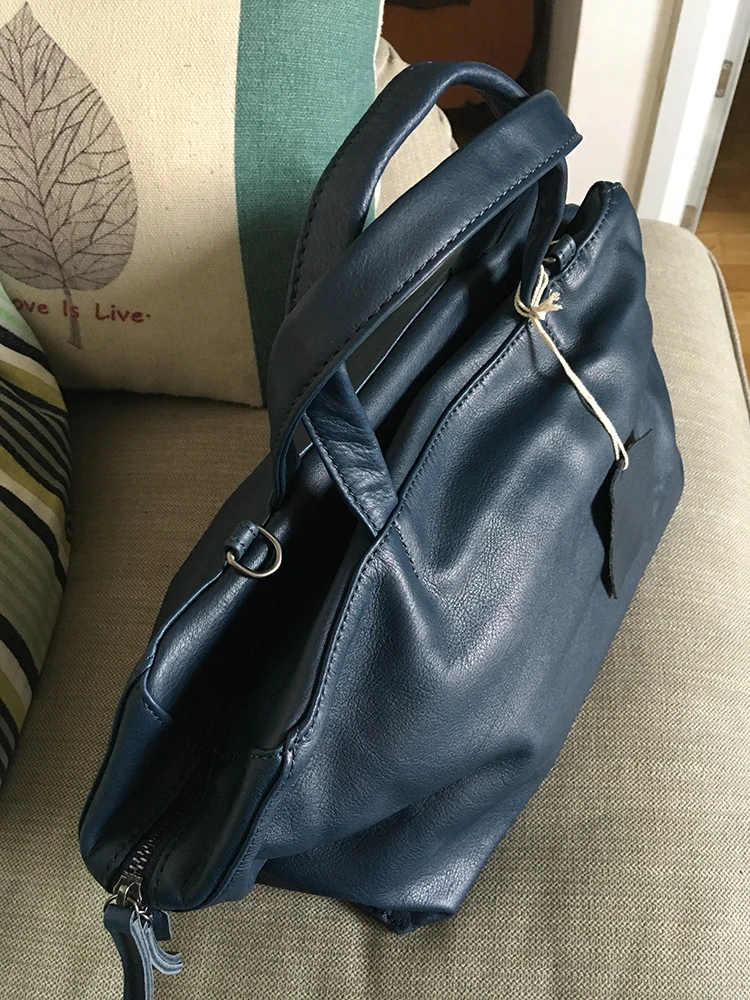 Vendange, оригинальная Ретро сумка из натуральной кожи, вместительная Повседневная сумка на плечо, женская сумка через плечо, 2484