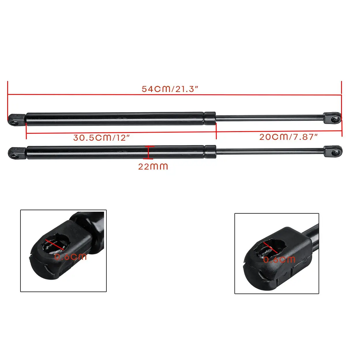 

2x Car Rear Trunk Tailgate Boot Gas Spring Shock Lift Strut Struts Support Bar For Buick Rainier 04-07 For GMC Envoy 02-09