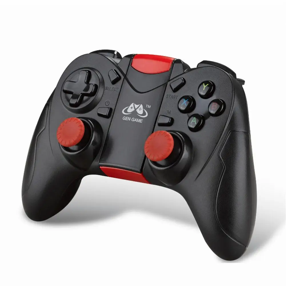 Black S6 Bluetooth беспроводной игровой контроллер геймпад джойстик для IOS Android мобильных телефонов планшет ТВ коробка универсальная игровая Ручка# 5YL - Цвет: Black