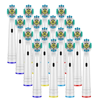 

16pcs Electric Toothbrush Nozzles For Oral B 3D White Toothbrush Heads Braun Wholesale Dropshipping Toothbrush Heads