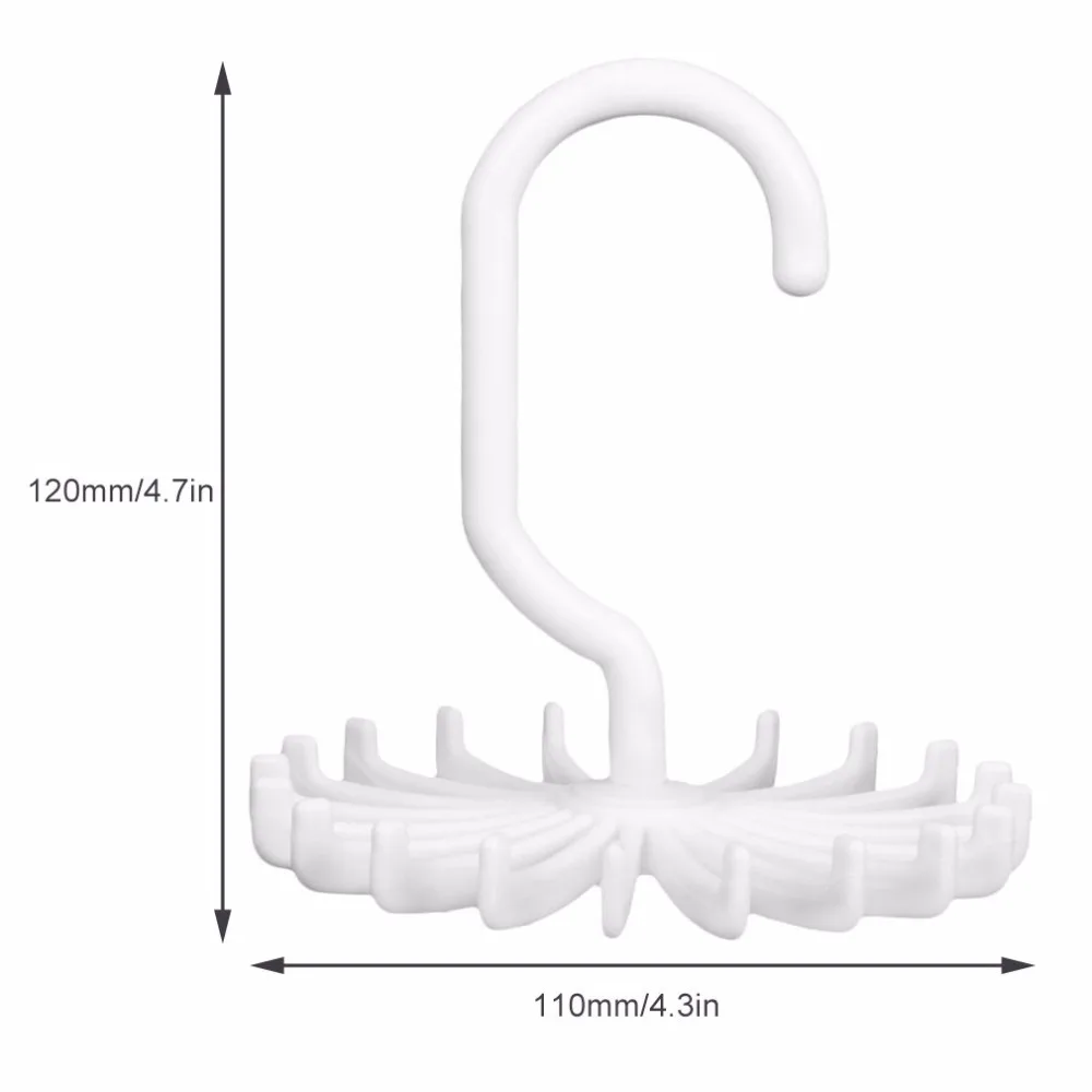 1 шт., вращающаяся вешалка для галстуков, Регулируемая Вешалка для галстуков, 20 шейных галстуков, органайзер для мужчин, для шкафа, вращающийся держатель для крючка, ремни, вешалка для галстуков