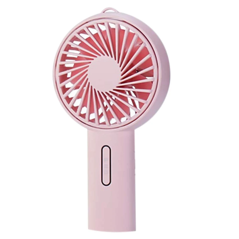 Pink Мини портативный вентилятор с базой 3 скорости Usb Охлаждающий вентилятор домашний офисный Настольный вентилятор - Цвет: Pink