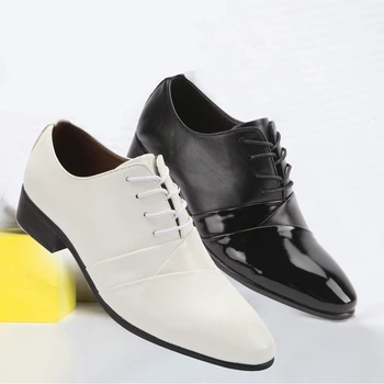 

Mens White Dress Shoes Man Wedding Shoes Men Shoes Leather Formal Suit Shoes Zapatos Oxford Hombre Chaussure Homme Mariage