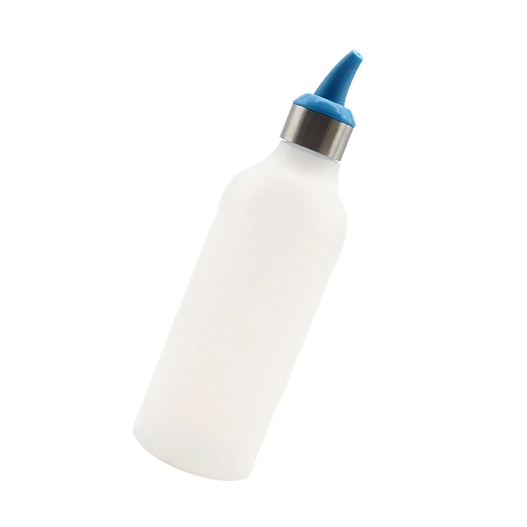 450ml Squeeze Bottle - Condiment Dispenser Ketchup Mustard Sauce Container Orange,Rosy Red,Blue