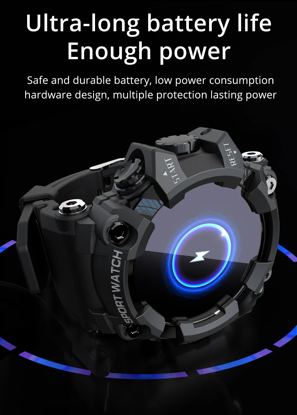 Fitness Tracker Bluetooth Smart Watch Heart Rate Monitor multi-sports mode ip68 Waterproof outdoor use phone Watch for Android
