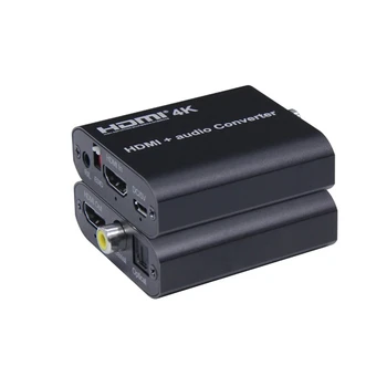 

HDMI to hdmi audio converter Optical Coaxial audio output to amplifier or speaker 4K Audio video separator