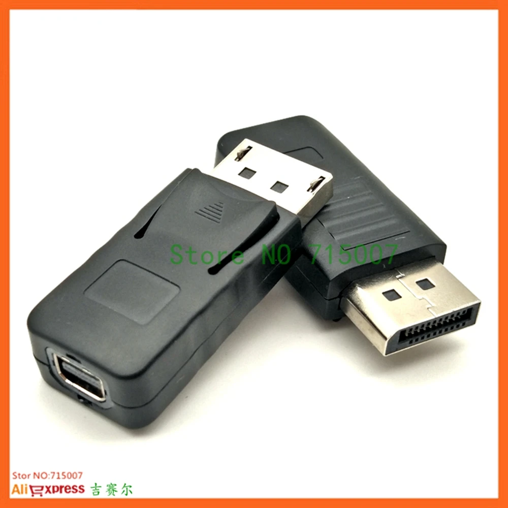 Адаптер Displayport male mini DisplayPort female для ноутбуков ПК проекторов HD ТВ DP разъем DP|Кабели