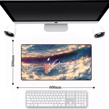 

Locking Edge Large Gamer Anime Natural Rubber Anti-slip Computer Mouse Pad Gaming Keyboard Desk Mousepad Mat Mattapis de souris