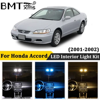 

BMTxms 14Pcs Canbus Auto Led Interior Dome Trunk Lamp License Plate Light Kit For Honda Accord Coupe 2001 2002 Car Lighting