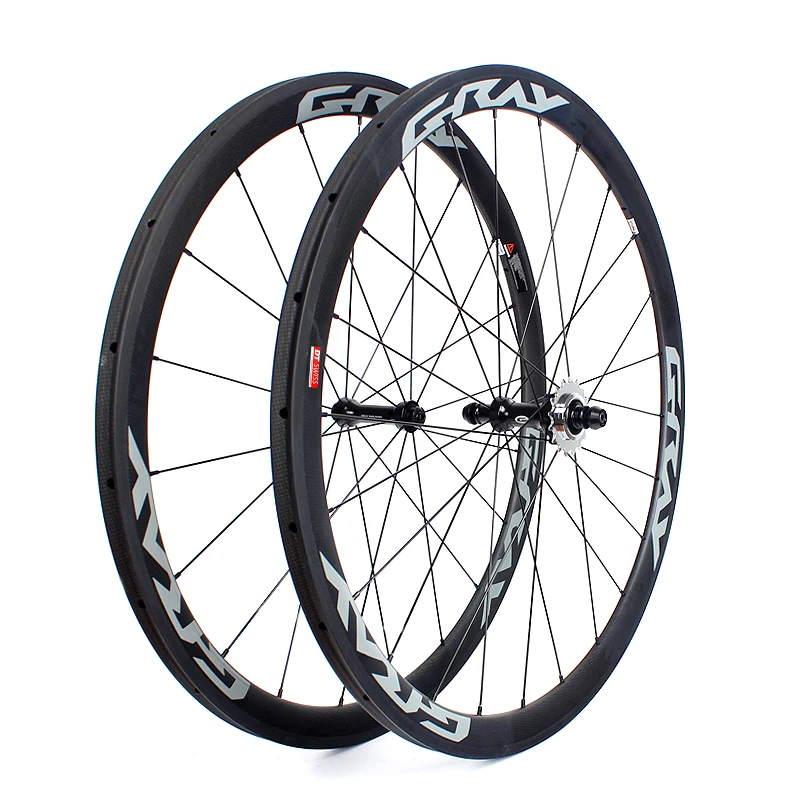 Carbon Fiber Tubeless Road Bike Wheels, Tubular Clincher, Carbon Fiber Hub, Bicycle Parts, 38mm, 700C