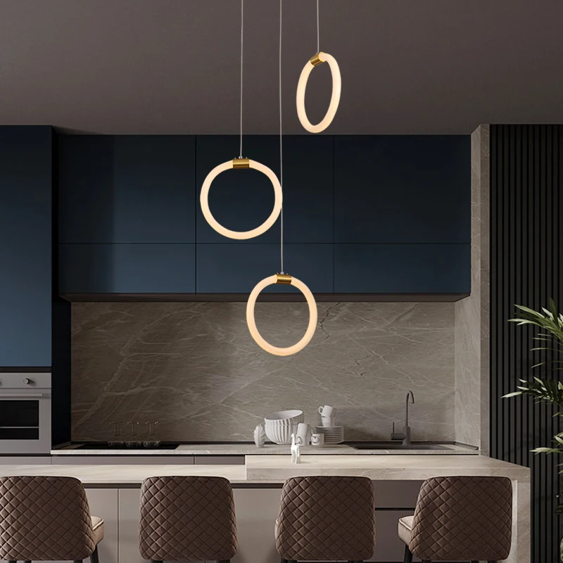 FANPINFANDO Modern led pendant lights modern design for living room bedroom study hanging lamp Resta