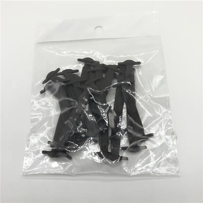 16-Pack Silicone No-Tie Elastic Shoelaces