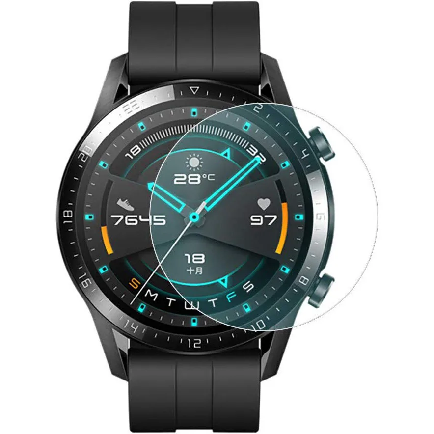 Плёнка из закалённого стекла для Huawel часы GT 2 46 мм smart Watch Защитная пленка защита