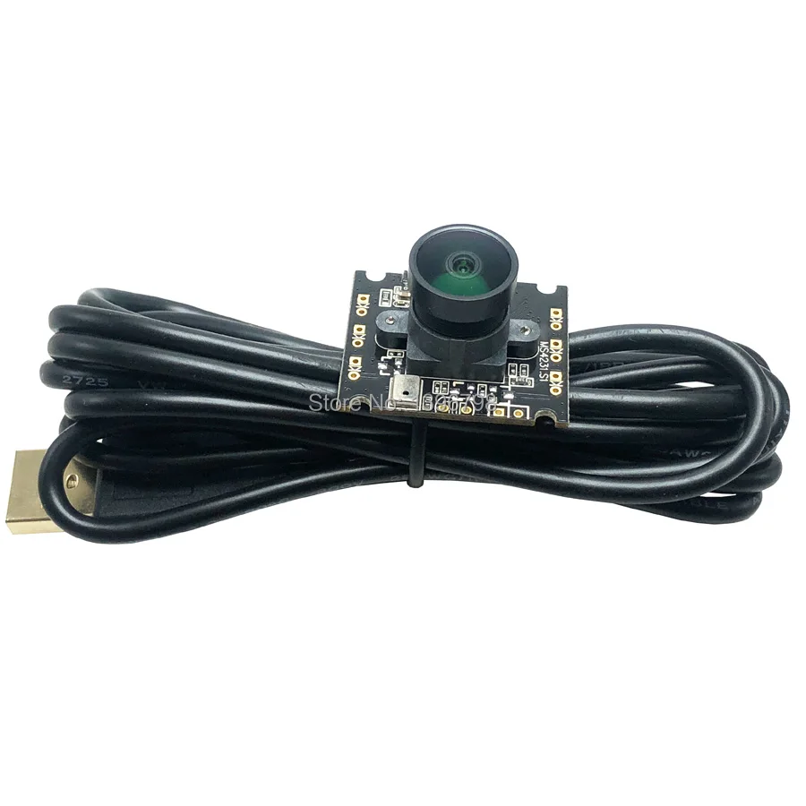Видеонаблюдение Plug and play 135 ° 1080P Full HD Низкая освещенность 0.01Lux CMOS Поддержка USB модуль камеры печатная плата системы видеонаблюдения с аудио