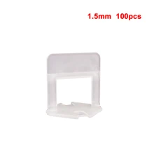 100 Pcs 1.5mm Tile Leveling System Levelling Clips For Wall Floor Tile Spacer Flooring Tool