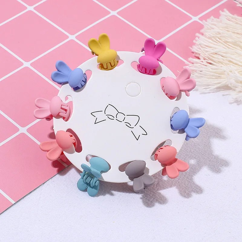 10PCS/Set Girls Cartoon Colorful Flower Mini Hair Claws Kids Sweet Hairpins Children Fashion Hair Accessories Cute Hair Clip metal hair clips Hair Accessories