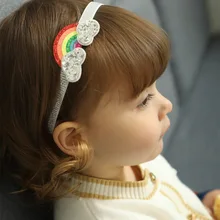 80205 Весна и лето стиль детская резинка для волос INS стиль ободок Единорог горячая Распродажа ободок для волос аксессуары