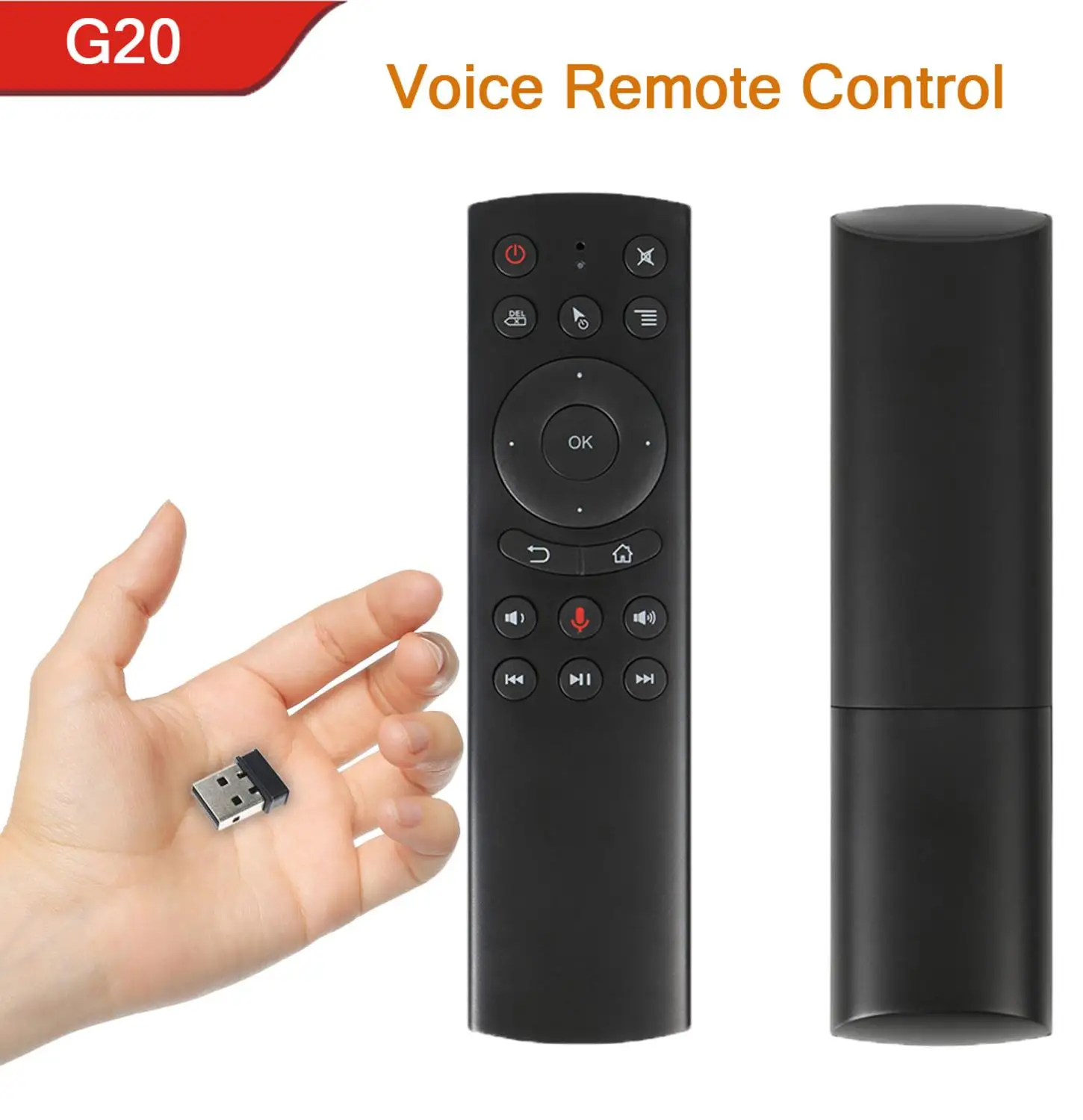 G20S Air Mouse 433mhz Voice Remote Control with Gyroscope Universal 2.4G Wireless Mini Keyboard