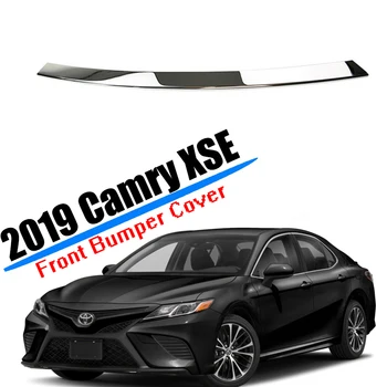 

ABS Chrome Front Bumper Protective Cover for Toyota Camry Sports XSE V6,XSE, SE 2018 Trim Car Styling Accessories
