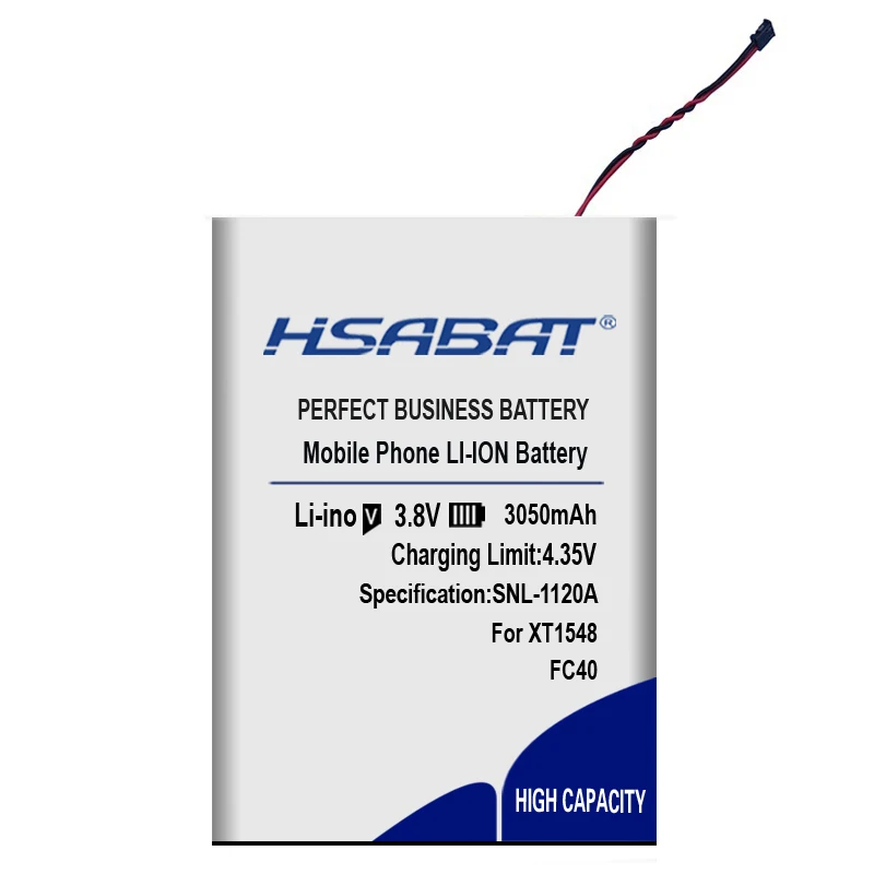 HSABAT FC40 Топ 3050 мА/ч, Батарея для Motorola Moto G для Moto G3 XT1540 XT1541 XT1543 XT1548 XT1550 XT1557 xt1544