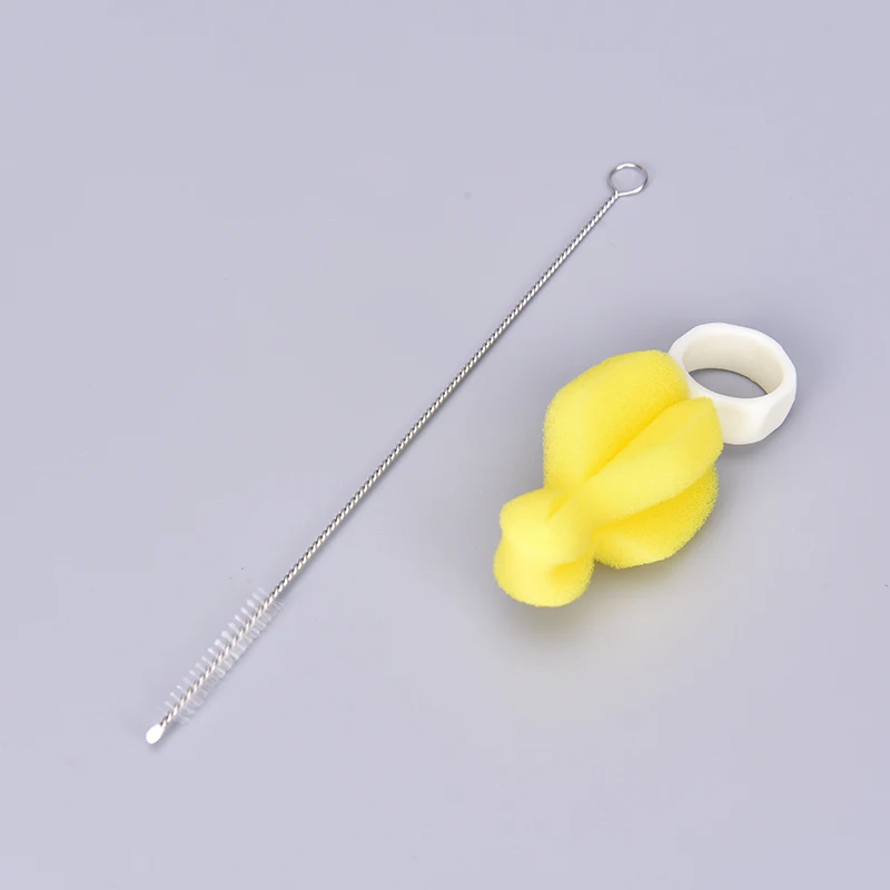 3 шт. детская Высококачественная губка Чистящая детская специальная бутылка кисть с ручкой аксессуары для уборки щетка стеклянные Специальные щетки