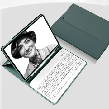 

For Apple iPad Pro 11 inch 2020 2018 Keyboard with Case Pencil Holder PU Leather Tablet Detachable Bluetooth USA Keyboard Case