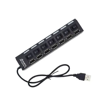 

Multi USB Hub 2.0 USB C Hub USB Splitter 2.0 Type C Hub 7 Port USB-C HUB All In One For Computer Laptop Dock