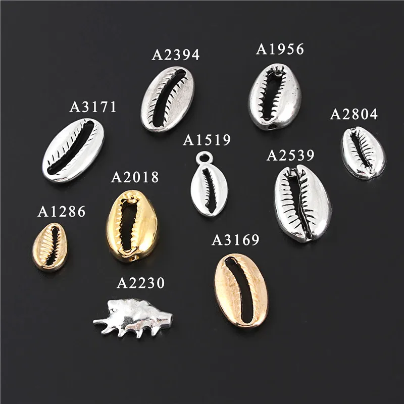 

20Pcs Mix Colors Sea Shell Charms Beach Starfish Pendant Findings Bracelet Earrings Necklaces Handmade Jewelry Accessories