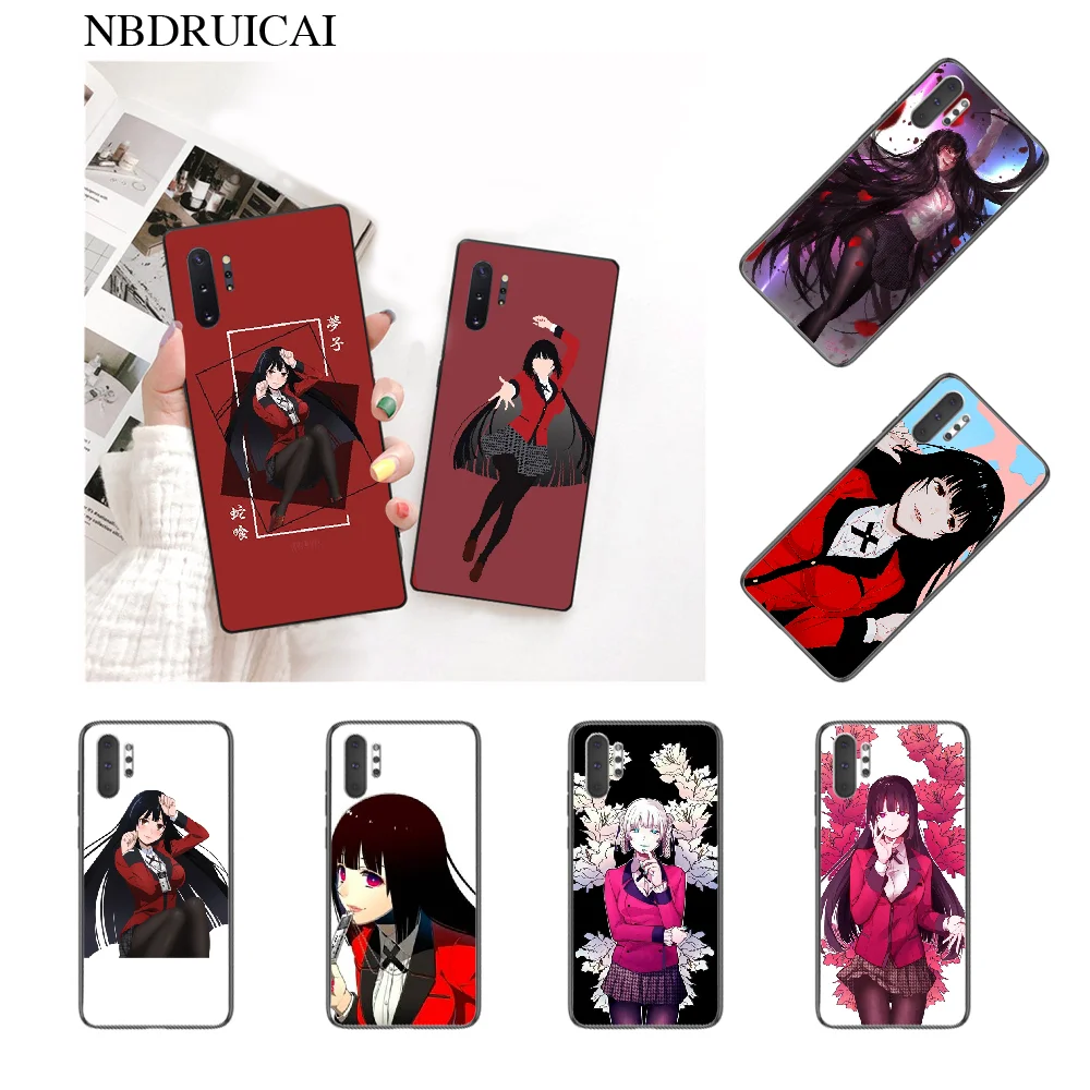 NBDRUICAI Kakegurui аниме черный ТПУ мягкий резиновый чехол для телефона Samsung Note 3 4 5 7 8 9 10 pro M10 20 30|Чехлы-накладки| | АлиЭкспресс
