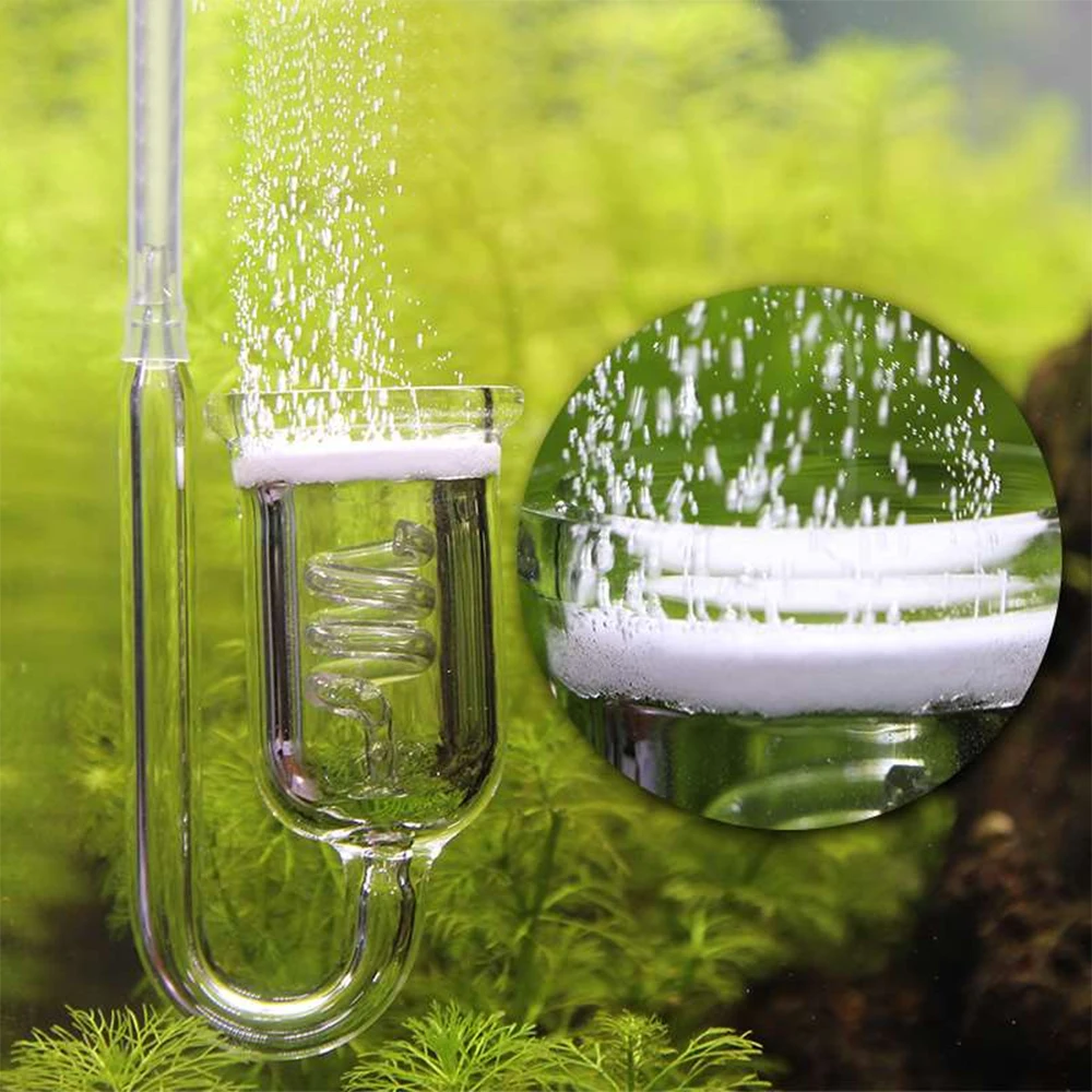 Аквариум СО2 стеклянный бак распылитель соленоид Регулятор СО2 распылитель для растений 60~ 300л