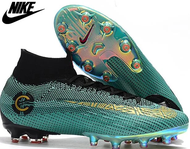 

2019 Soccer Shoes Mercurial Superfly VI 360 Elite Neymar Ronaldo FG AG Cleats Cr7 Football Boots Chuteiras De Futebol Original