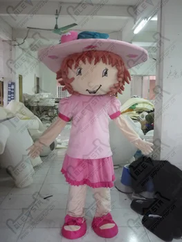 

quality strawberry shortcake mascot costumes cartoon sweet girl mascot design