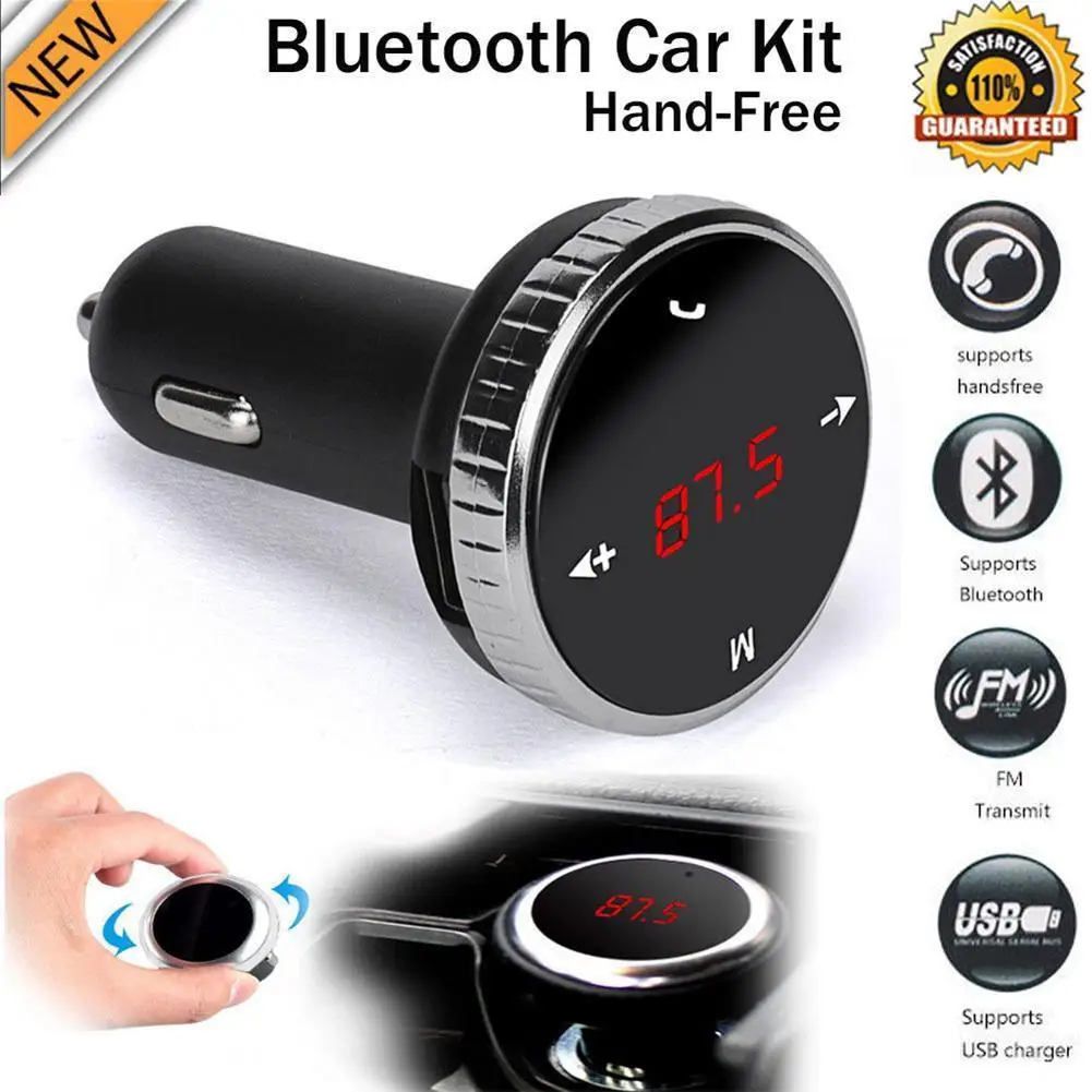 Автомобильный модулятор mp3-плеер беспроводной Bluetooth ЖК-дисплей FM-передатчик 87 5-108