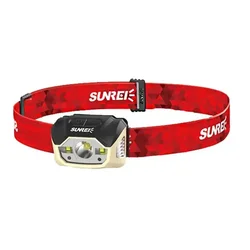 Lampe frontale Portable à LED, Rechargeable par USB, 5 Modes d'éclairage, idéale pour le travail, la chasse, le Camping ou le cyclisme, 440 Lumens 