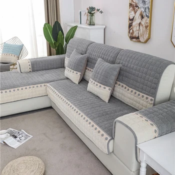 

Modern Style Sofa Covers Cushion Velvet Thicken Multi-size Simple Design Sofa Cover for Living Room Solid Couch Cushion Covers