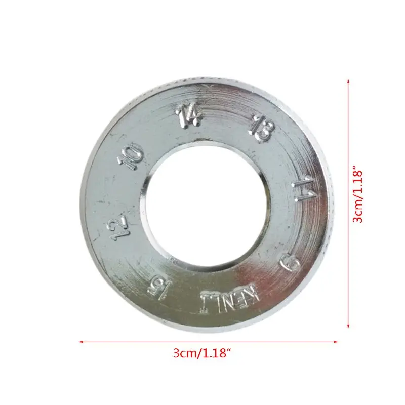 6PCS Spoke Wrench Spoke Tool, 6 Sizes in One Bicycle Spoke Wrench G99D