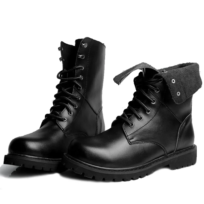 Мужская обувь; мужские зимние ботинки martin; мужская кожаная обувь; ботильоны в ковбойском стиле из водонепроницаемого материала; повседневная обувь в байкерском стиле; Coturno botas hombre; размер 48