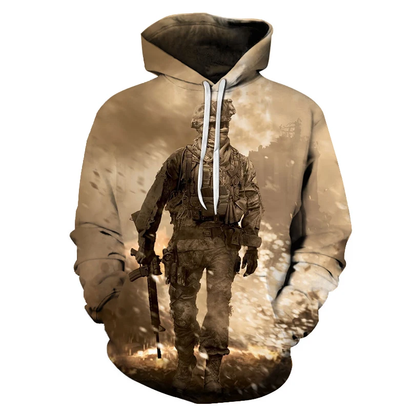 AFKH3356 Вызов Duty Ghosts мужская повседневная толстовка с капюшоном Летающая стрельба игра уличная мода длинные толстовки Топы РАСПРОДАЖА Спортивные костюмы мужская одежда - Цвет: AFKH3356