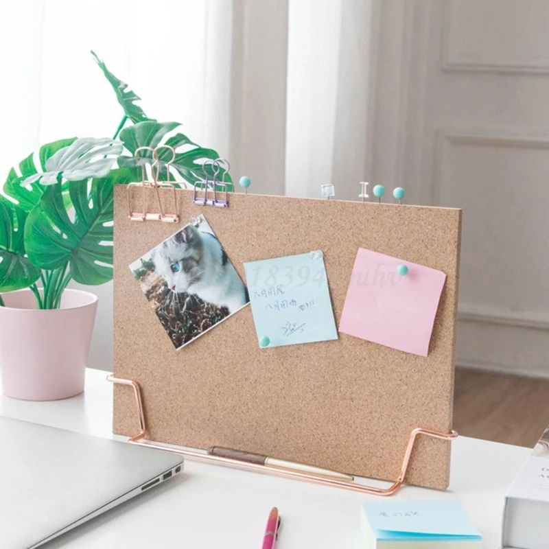 Natural Message Cork Board Environmentally Memo Pinboard Home Office Notice Display Organizer Supplies