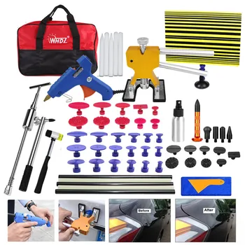 Price PAINTLESS DENT REPAIR TOOL KIT 100-200W MELT GLUE GUN AUTO REMOVE SUCTION CUP DENT PULLING BRIDGE