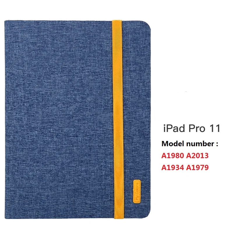 For iPad Pro 11 Высококачественный чехол для iPad pro 11, ударопрочный силиконовый чехол из искусственной кожи с подставкой и функцией автоматического сна для iPad pro 12,9, чехол s funda - Цвет: For iPad Pro 11